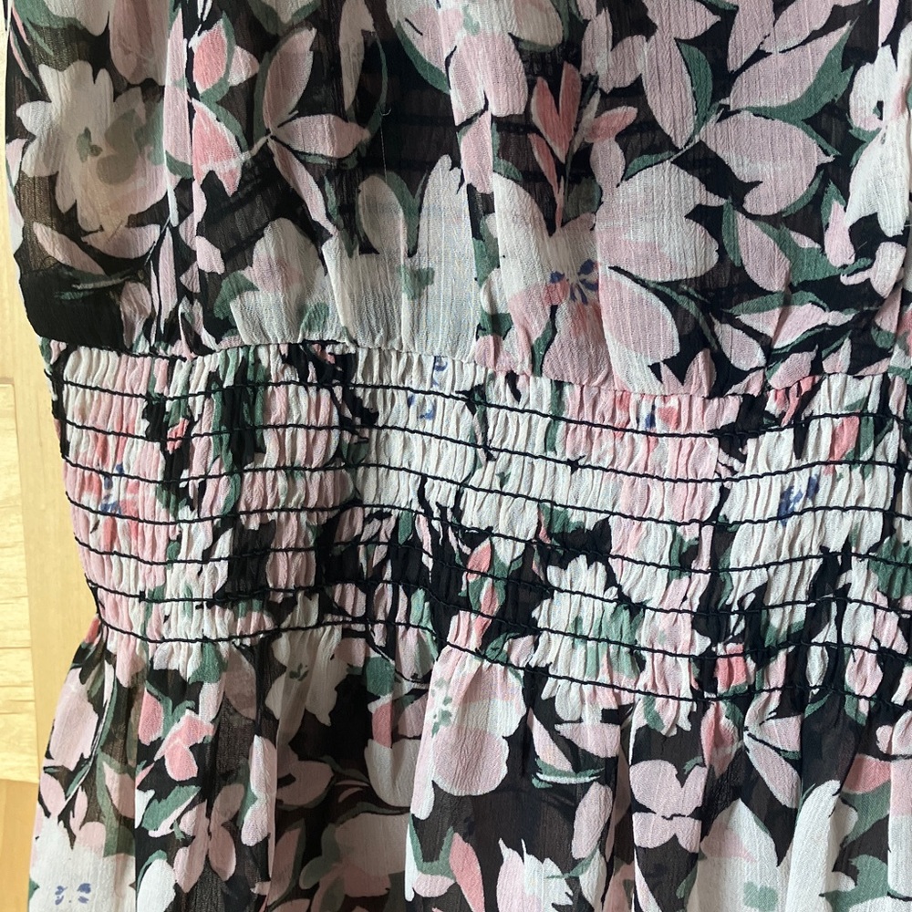 Everleigh Pink and Black Floral Blouse - Picture 5 of 8